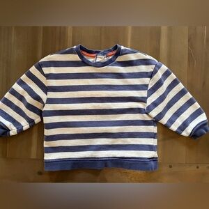 Nautical Blue and White toddler baby striped Shirt